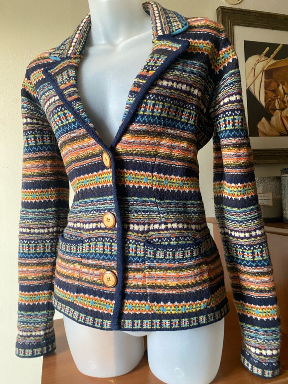 Anthropologie Sparrow Lambswool Cardigan